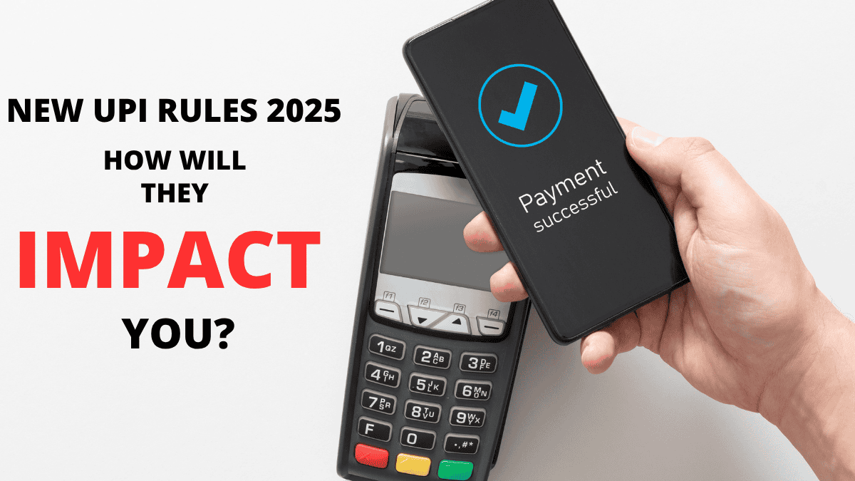 New UPI Rules 2025 impact digital payments in India – smartphone contactless payment illustration