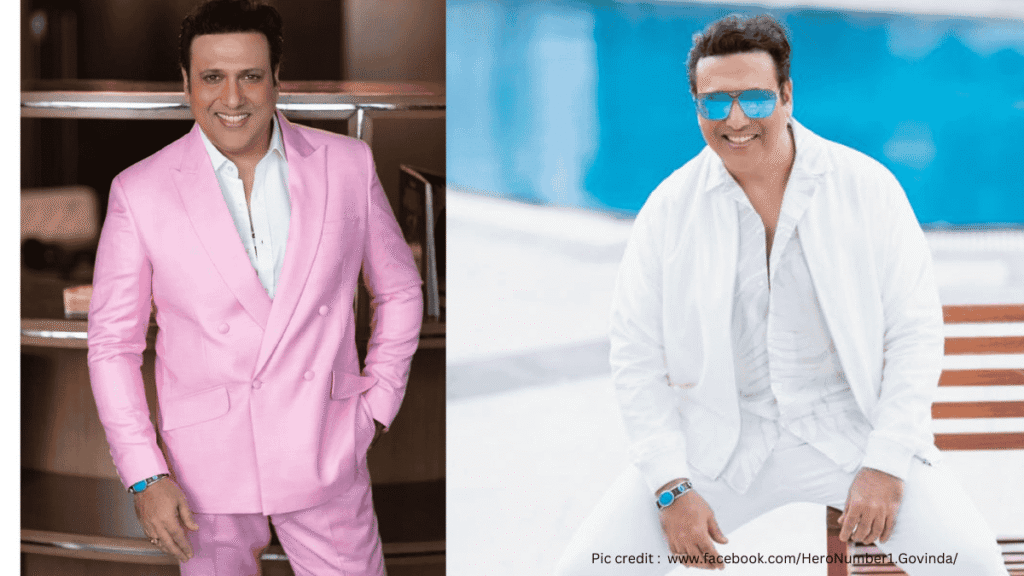 Bollywood actor in pink suit and white outfit posing in stylish, modern settings